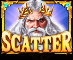 Скаттер: Зевс с надписью Scatter